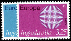 Yugoslavia 1970 Europa unmounted mint.