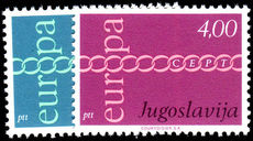 Yugoslavia 1971 Europa unmounted mint.