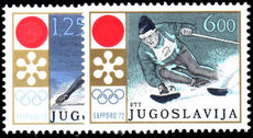 Yugoslavia 1972 Winter Olympics unmounted mint.