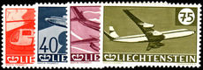 Liechtenstein 1960 Air. 30th Anniv of 1st Liechtenstein Air Stamps unmounted mint.