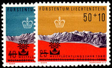 Liechtenstein 1960 World Refugee Year unmounted mint.