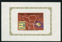 Turkey 1966 Balkanfila souvenir sheet unmounted mint.