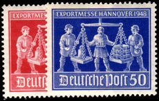 Allied Occupation 1948 Hanover Trade Fair unmounted mint.