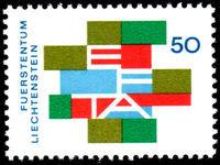 Liechtenstein 1967 EFTA unmounted mint.