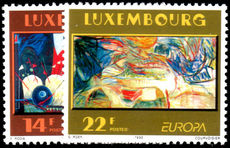 Luxembourg 1993 Europa Contemporary Art unmounted mint.
