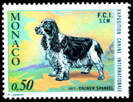 Monaco 1971 Dog Show unmounted mint.