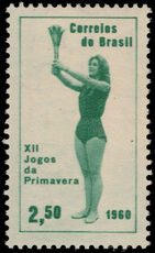 Brazil 1960 Spring Games lightly mounted mint.