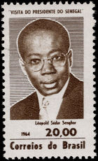 Brazil 1964 Pres. Senghor of Senegal unmounted mint.