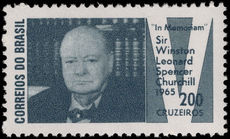 Brazil 1965 Churchill unmounted mint.