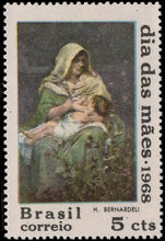 Brazil 1968 Mothers Day unmounted mint.