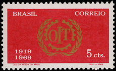 Brazil 1969 ILO unmounted mint.