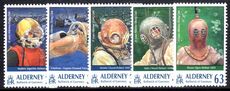 Alderney 1998 Diving unmounted mint.