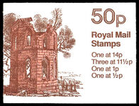 1981 50p Mugdock Castle X841t booklet