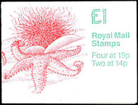 1989 £1 booklet Marine Life 3