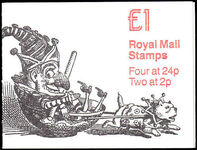 1992 £1 booklet Punch 4