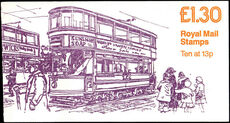 1985 £1.30 booklet Trams 4 right
