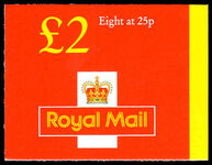 1996 £2 booklet New Style 8x25p