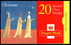 1996 Christmas second class booklet