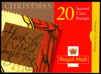 1999 Christmas second class booklet