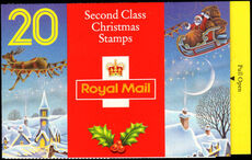 1993 Christmas second class booklet