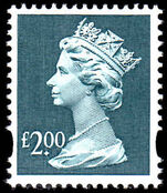 1999 Enschede £2.00 dull blue unmounted mint.