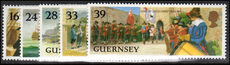 Guernsey 1993 350th Anniv of Siege of Castle Cornet unmounted mint.