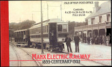 Isle of Man 1993 Manx Electric Railway booklet unmounted mint.