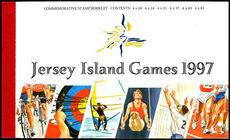 Jersey 1997 Island Games booklet unmounted mint.