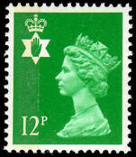 Northern Ireland 1971-93 12p bright emerald Questa Litho unmounted mint.