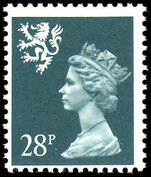 Scotland 1971-93 28p deep bluish grey perf 14 Litho Questa unmounted mint. 