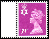 Northern Ireland 1991 39p bright mauve fluorescent coated paper unmounted mint.