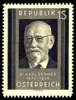 Austria 1951 Karl Renner unmounted mint.