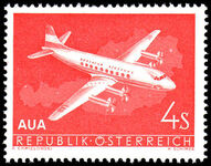 Austria 1958 Austrian Airlines unmounted mint.