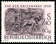 Austria 1959 Stamp Day unmounted mint.