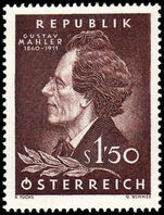 Austria 1960 Gustav Mahler unmounted mint.