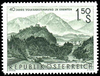 Austria 1960 Carinthian Plebicite unmounted mint.