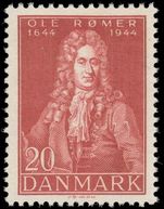 Denmark 1944 Birth Tercentenary of Romer unmounted mint.