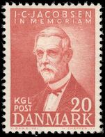 Denmark 1947 Jacobsen unmounted mint.