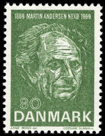 Denmark 1969 Birth Centenary of Martin Andersen Nexo unmounted mint.