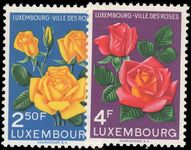 Luxembourg 1956 Ville des roses unmounted mint.