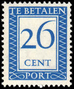 Netherlands 1958 26c Postage Due unmounted mint.