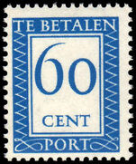 Netherlands 1958 60c Postage Due unmounted mint.