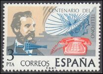 Spain 1976 Telephone Centenary unmounted mint.