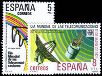 Spain 1979 World Telecommunications Day unmounted mint.