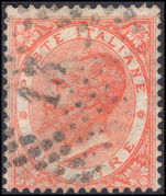 Italy 1863-65 2l pale scarlet fine used.