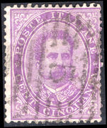 Italy 1879-82 50c mauve fine used.
