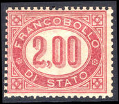 Italy 1875 2l official heavily hinged.