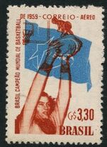 Brazil 1959 Basketball unmounted mint.