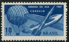 Brazil 1967 Aviation Week unmounted mint.