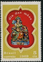 Brazil 1969 Mothers Day unmounted mint.